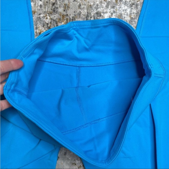 COPY - Lululemon Athletica Wunder Under Tight 28" Neon Blue 8 - Picture 5 of 6